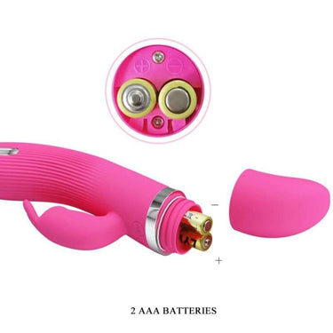 Vibratore coniglio elettrico con 7 funzioni e stimolazione G-Spot